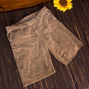 GAP khaki velvet shorts